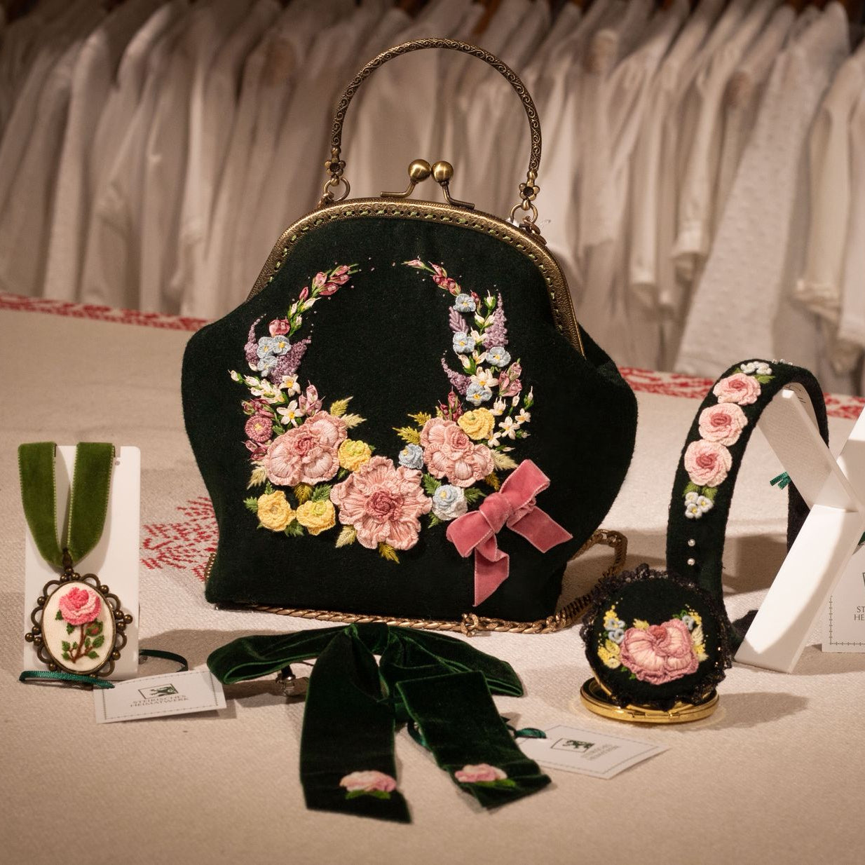 Custom Embroidered Necklace