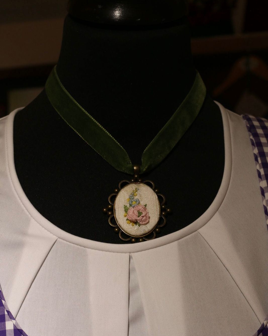 Custom Embroidered Necklace