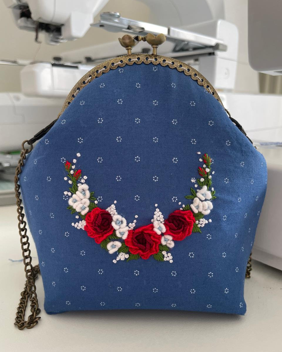 Custom Handmade Set – Bag, Wallet & Headband